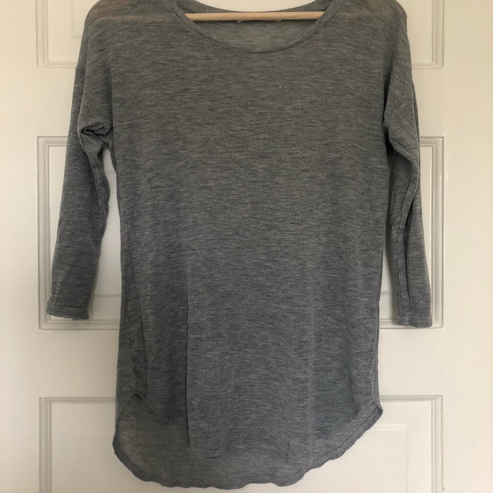 Heathered Gray Long Sleeve